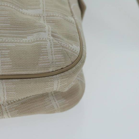 CHANEL New Travel Line Shoulder Bag Nylon Beige CC Auth ki4086 - Picture 14 of 16